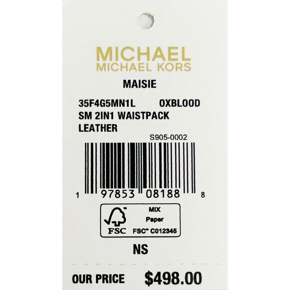 NEW Michael Kors Pebbled Leather Maise 2 in 1 Fanny Waist Pack Belt Bag Sling - Picture 5 of 5